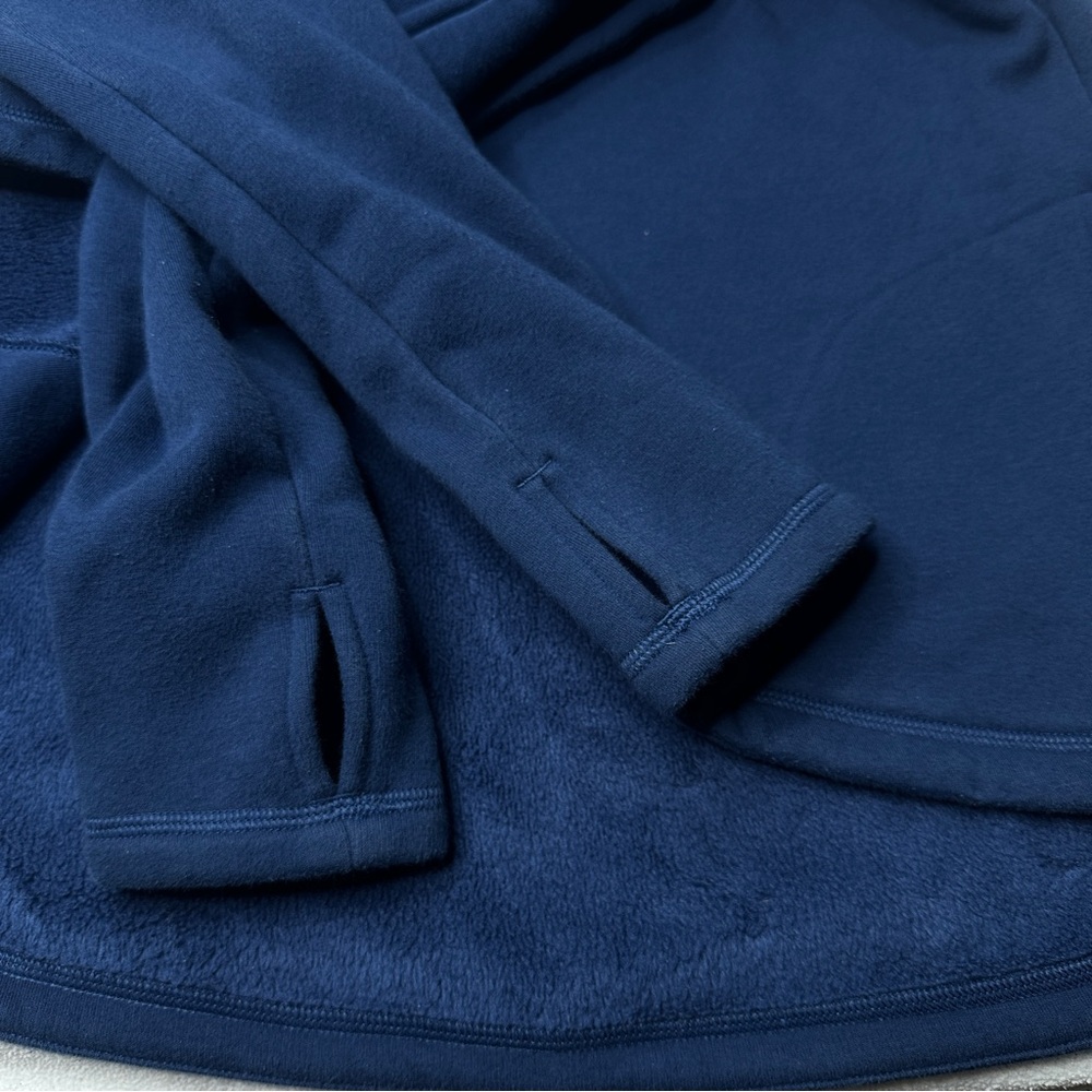 Athleta Cozy Karma Asym Pullover – Navy Blue - Picture 11 of 14